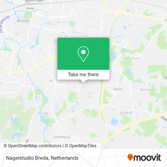 Nagelstudio Breda map