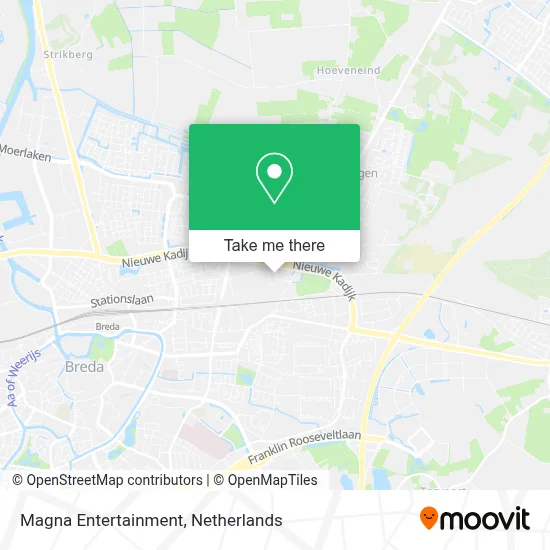 Magna Entertainment map