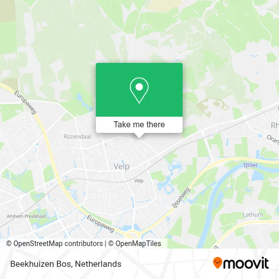 Beekhuizen Bos map