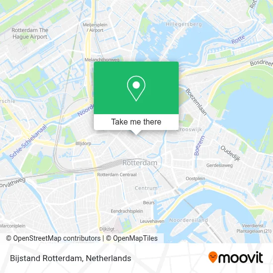 Bijstand Rotterdam map
