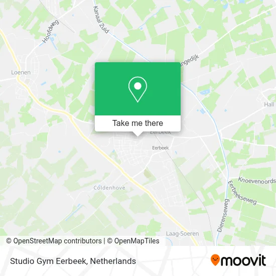 Studio Gym Eerbeek map