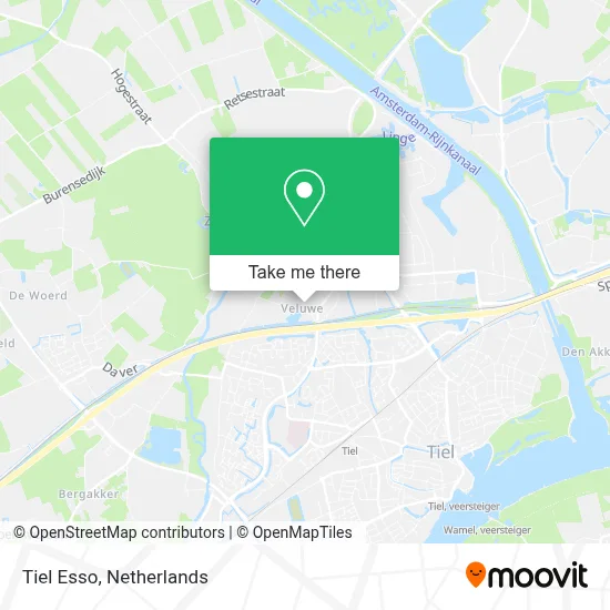 Tiel Esso map