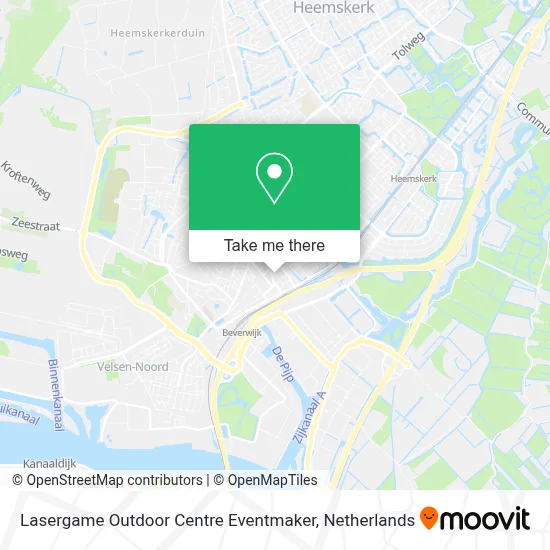 Lasergame Outdoor Centre Eventmaker map