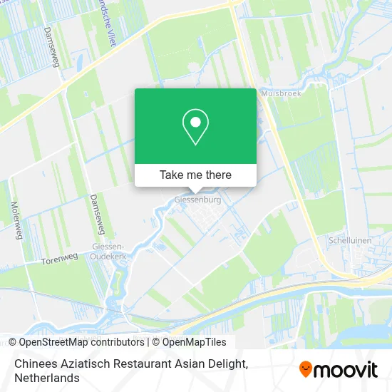 Chinees Aziatisch Restaurant Asian Delight map