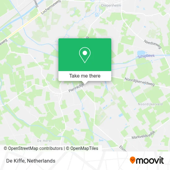 De Kiffe map