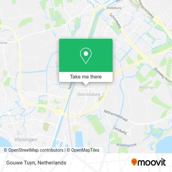 Gouwe Tuyn map