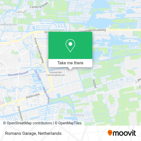 Romans Garage map