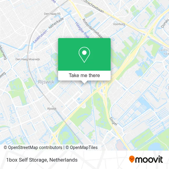 1box Self Storage Karte