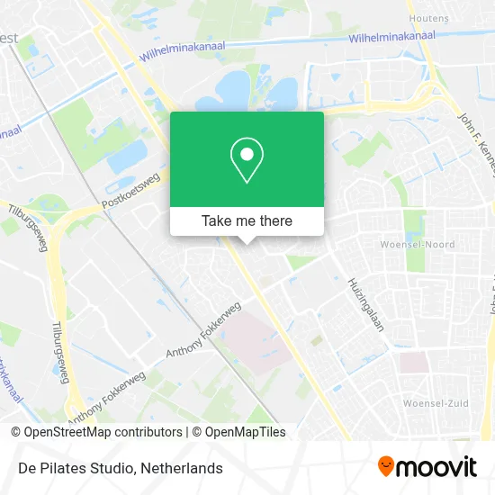De Pilates Studio map