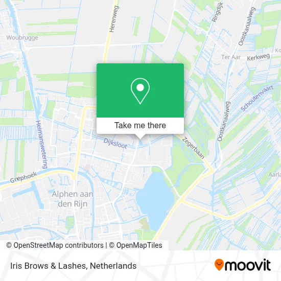 Iris Brows & Lashes map