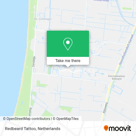 Redbeard Tattoo map