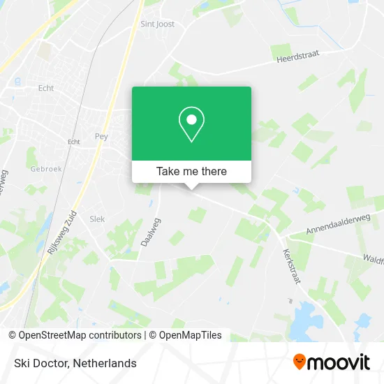 Ski Doctor map