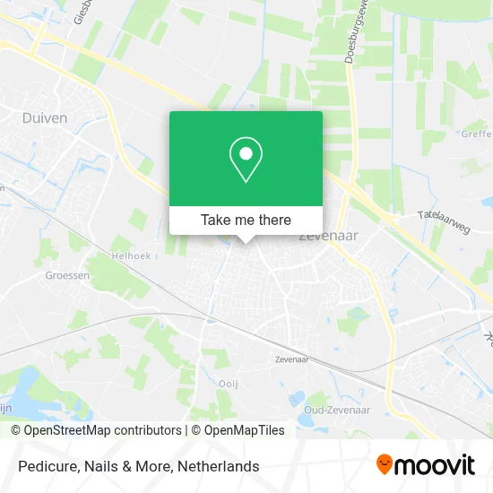Pedicure, Nails & More map