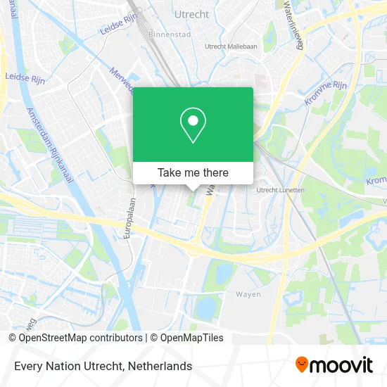 Every Nation Utrecht map