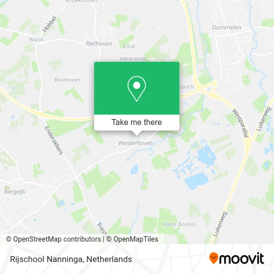Rijschool Nanninga Karte