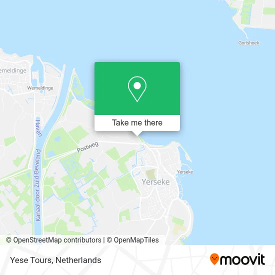 Yese Tours map