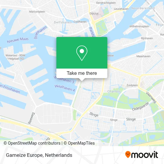 Gameize Europe map