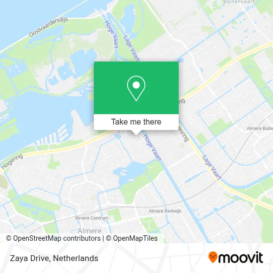 Zaya Drive map