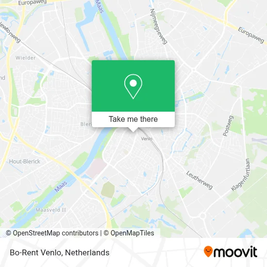 Bo-Rent Venlo map
