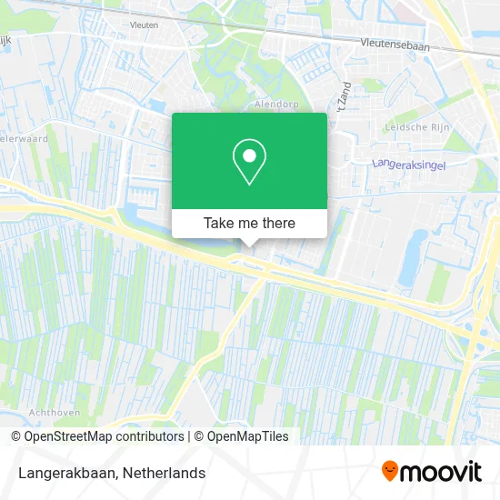 Langerakbaan map