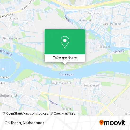 Golfbaan map