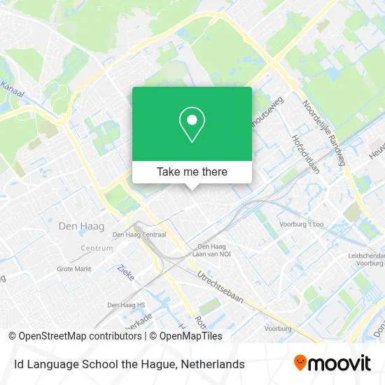 Id Language School the Hague map