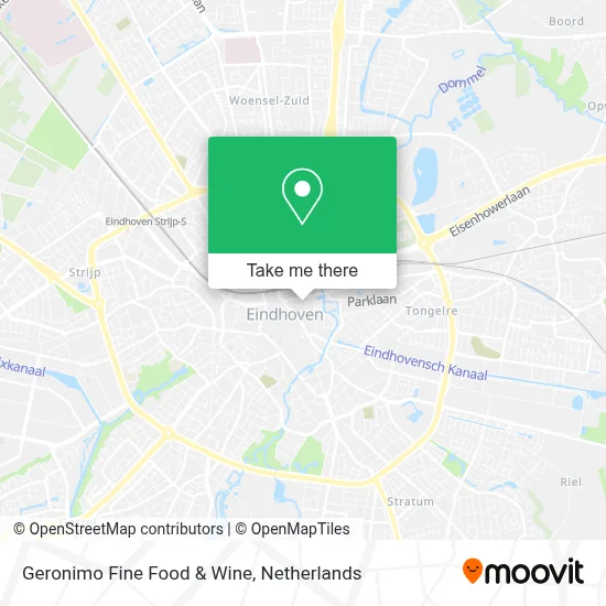 Geronimo Fine Food & Wine map