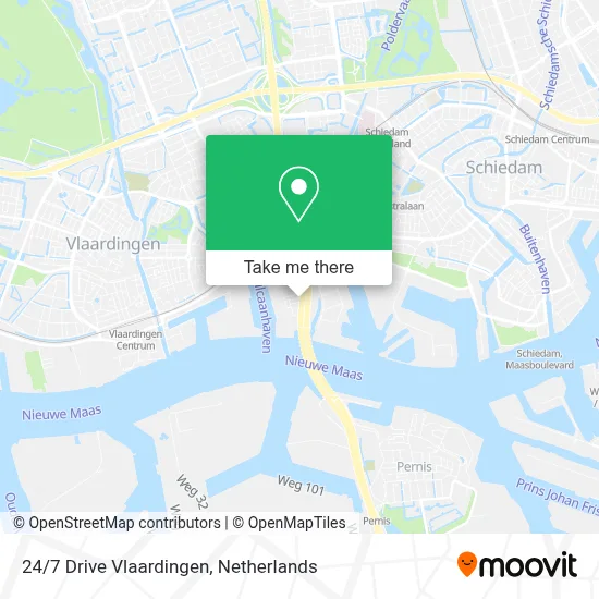 24/7 Drive Vlaardingen map