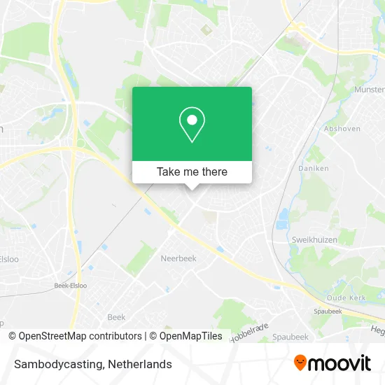 Sambodycasting map