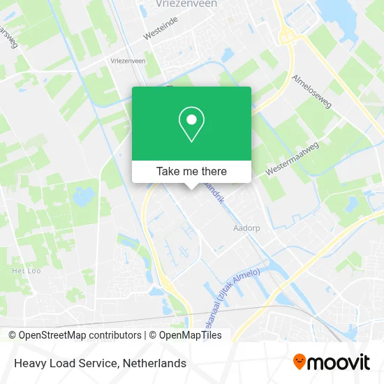 Heavy Load Service map