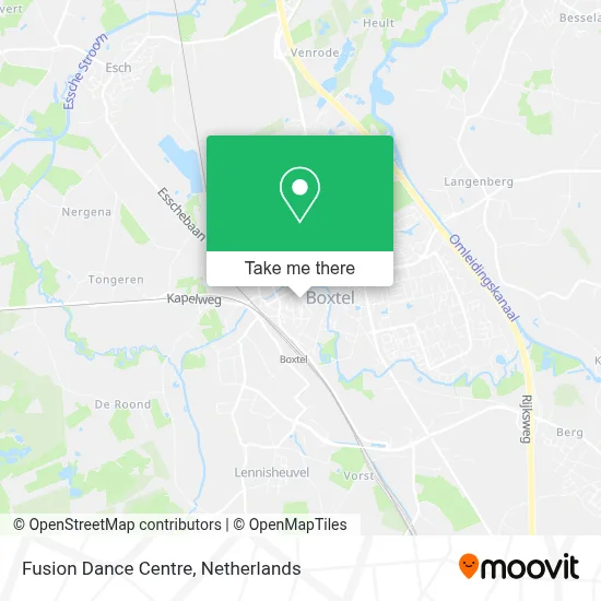 Fusion Dance Centre map