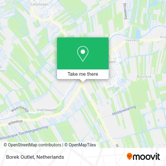 Borek Outlet map