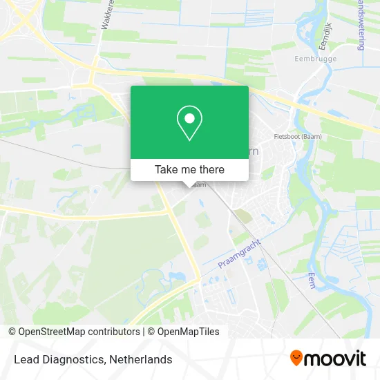 Lead Diagnostics map