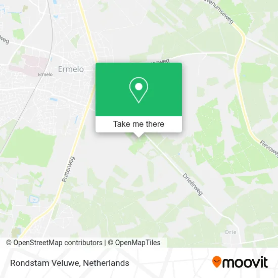 Rondstam Veluwe map