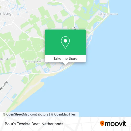 Bout's Texelse Boet map
