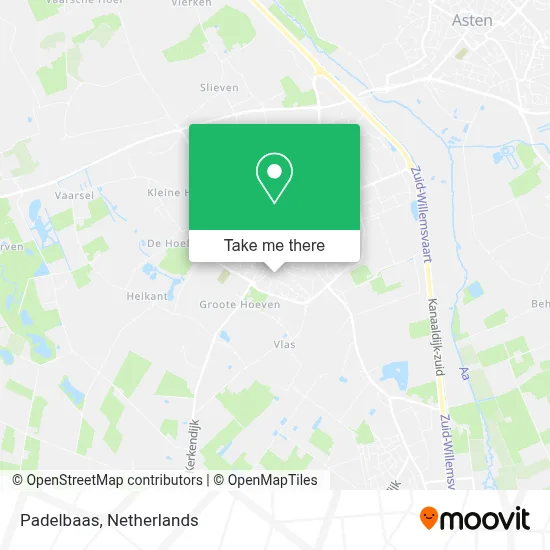 Padelbaas map