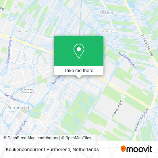 Keukenconcurrent Purmerend map