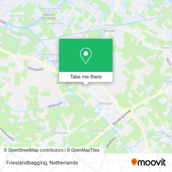 Frieslandbagging map