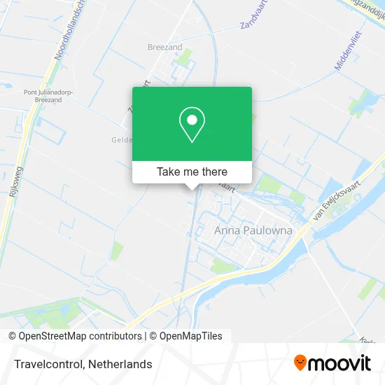 Travelcontrol map
