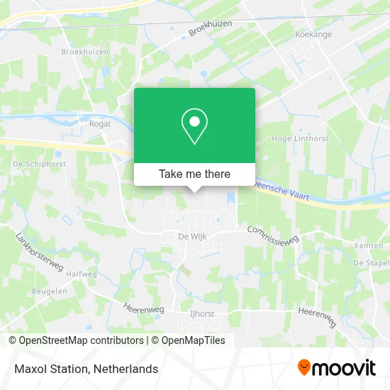 Maxol Station map