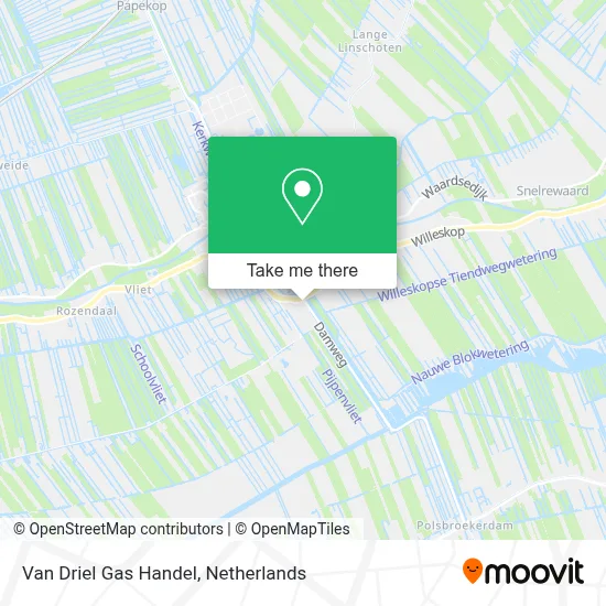 Van Driel Gas Handel map