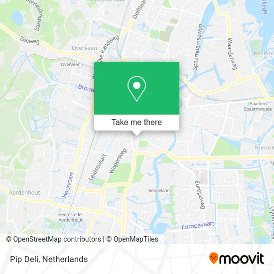 Pip Deli map