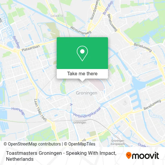 Toastmasters Groningen - Speaking With Impact map