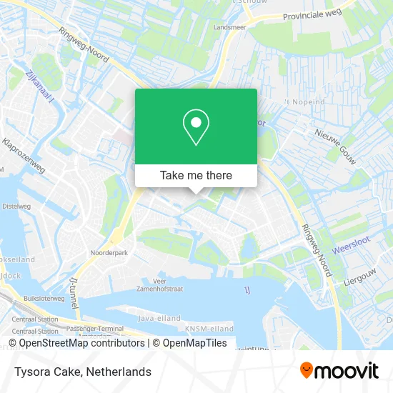 Tysora Cake map