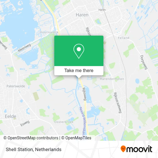 Shell Station map