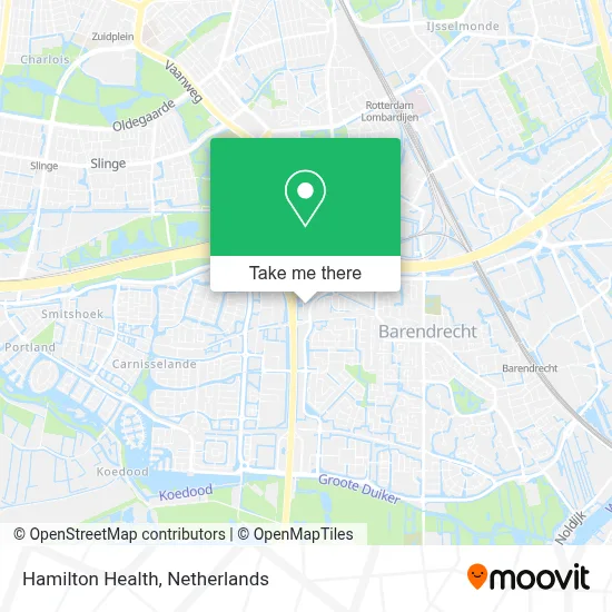 Hamilton Health map