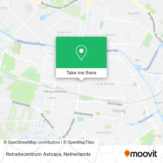 Retraitecentrum Ashraya map