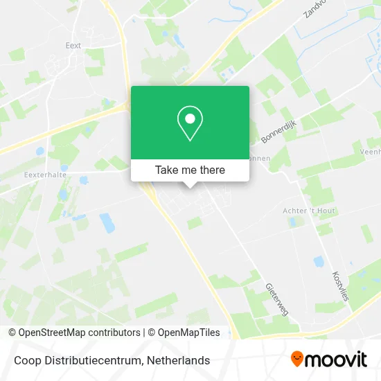 Coop Distributiecentrum Karte