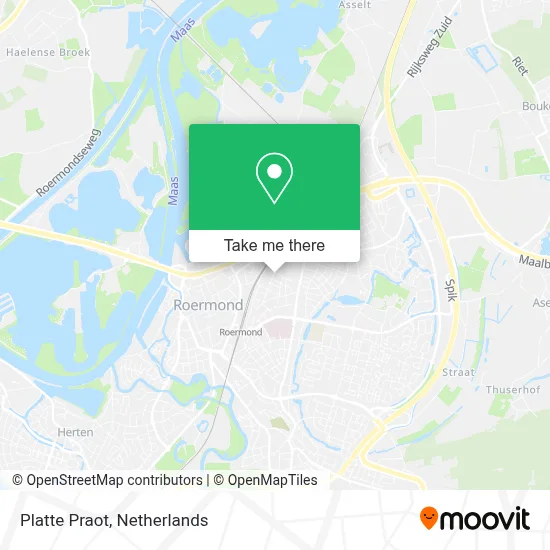 Platte Praot map