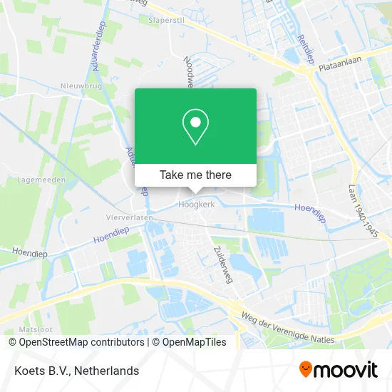 Koets B.V. map